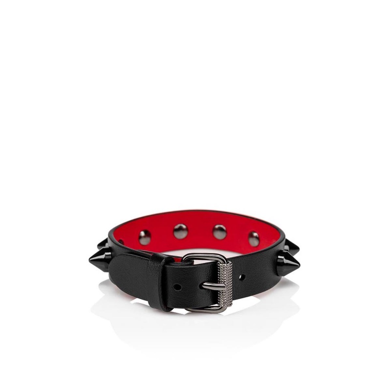 Brazalete Christian Louboutin Loubilink Negros Negros | FEO-146235