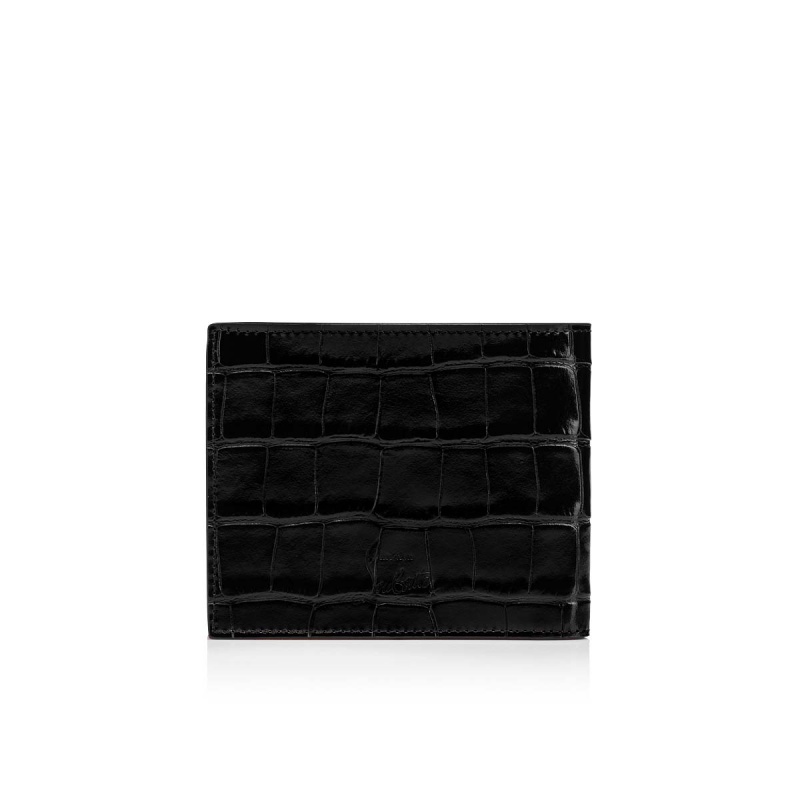 Carteras Christian Louboutin Coolcard Negros Metal | NGE-439612