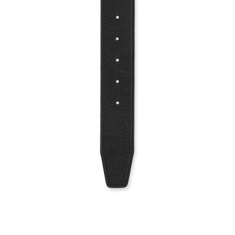 Cinturones Christian Louboutin Happy Rui Cl Logo Negros Metal | MEO-914805