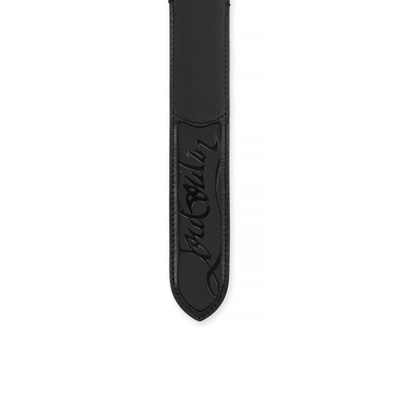 Cinturones Christian Louboutin Loubi Negros Negros Negros | ASG-729835