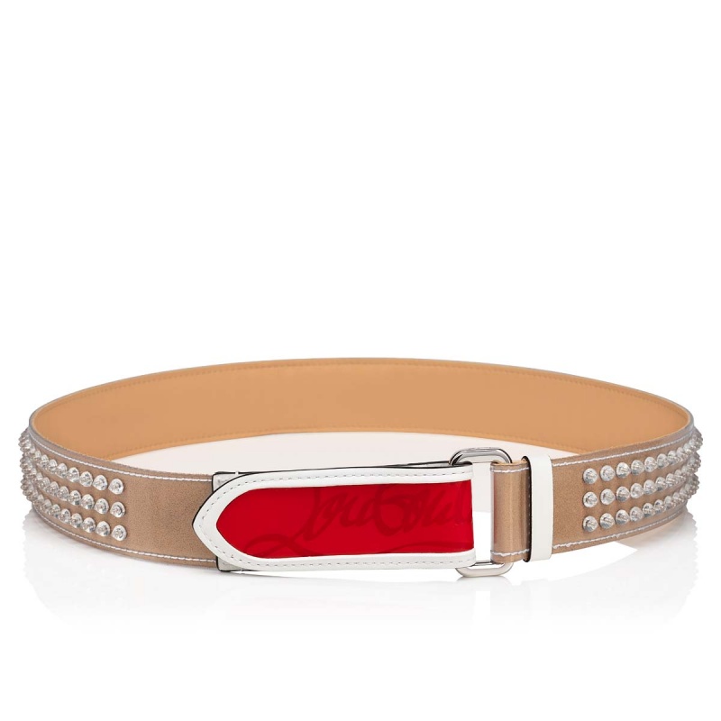 Cinturones Christian Louboutin Loubi Transparente Transparente | BWD-526978
