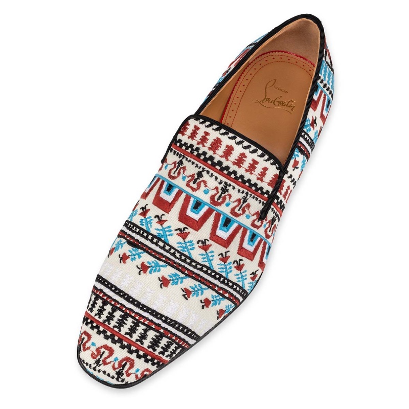 Mocasines Christian Louboutin Dandelion Greek Negros | OKC-156079