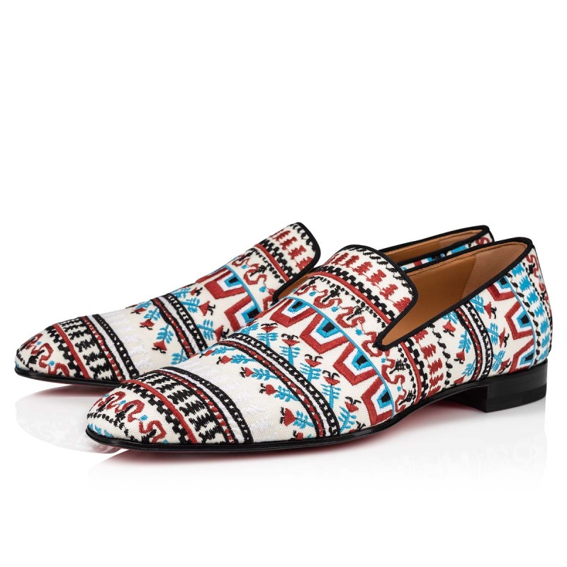 Mocasines Christian Louboutin Dandelion Greek Negros | OKC-156079