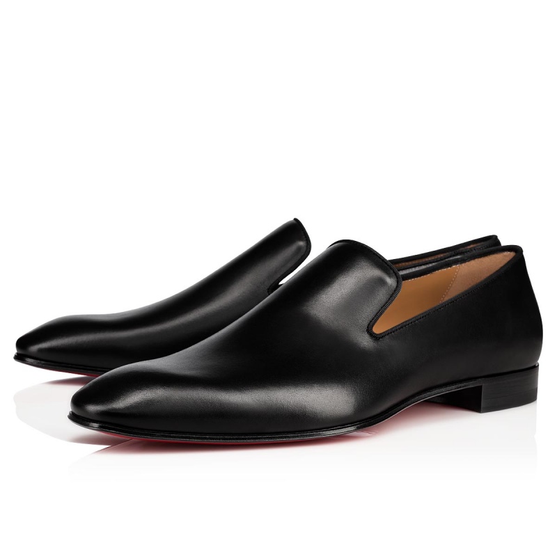 Mocasines Christian Louboutin Dandelion Negros | QBD-516389