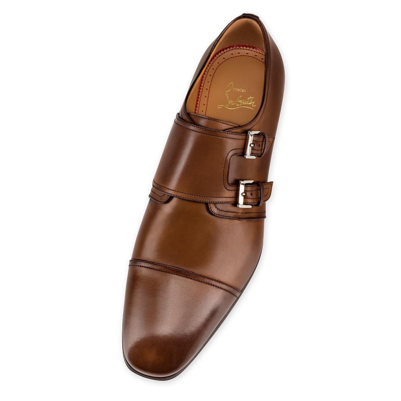 Mocasines Christian Louboutin Mortimer Havane | COB-874206