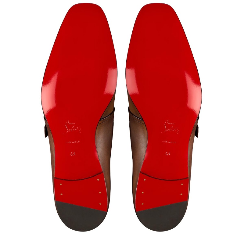 Mocasines Christian Louboutin Mortimer Havane | COB-874206
