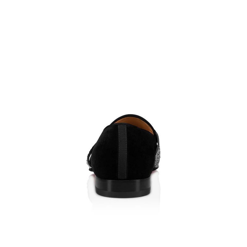 Mocasines Christian Louboutin Nit Night Strass Negros | JOR-071569