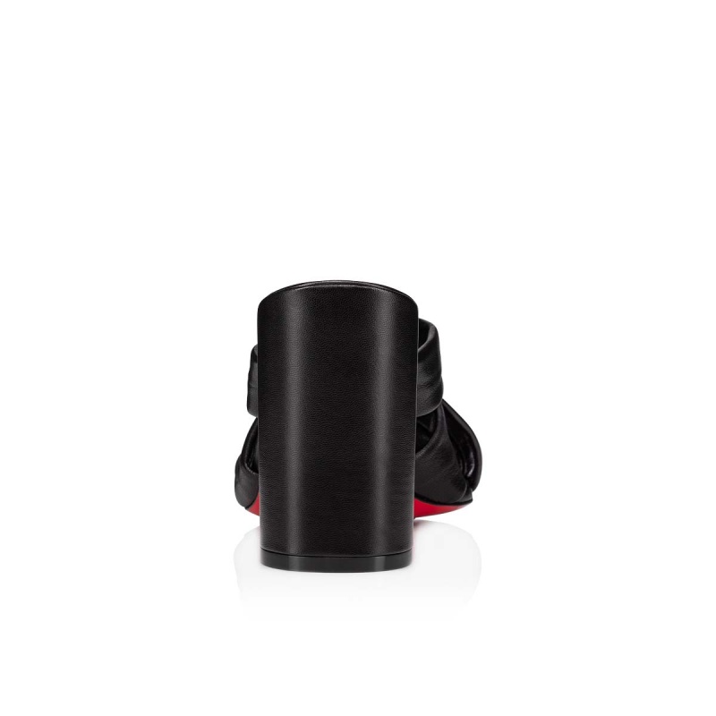 Mulas Christian Louboutin Dispo Club 85 mm Negros Negros | TER-204389
