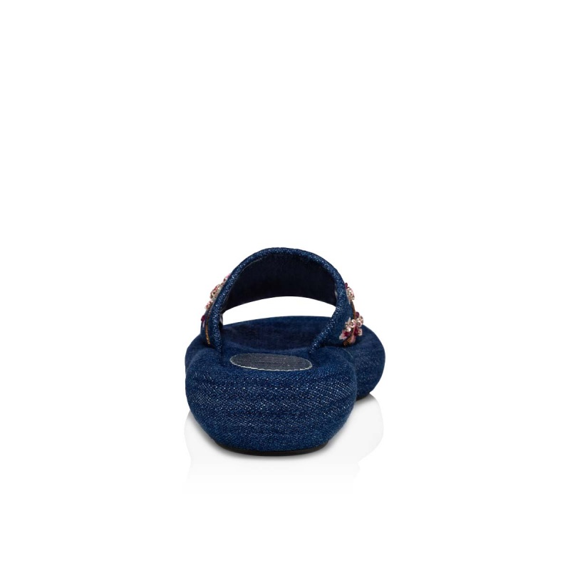 Mulas Christian Louboutin Holysummer Sakura Denim / Multi | BUY-365049