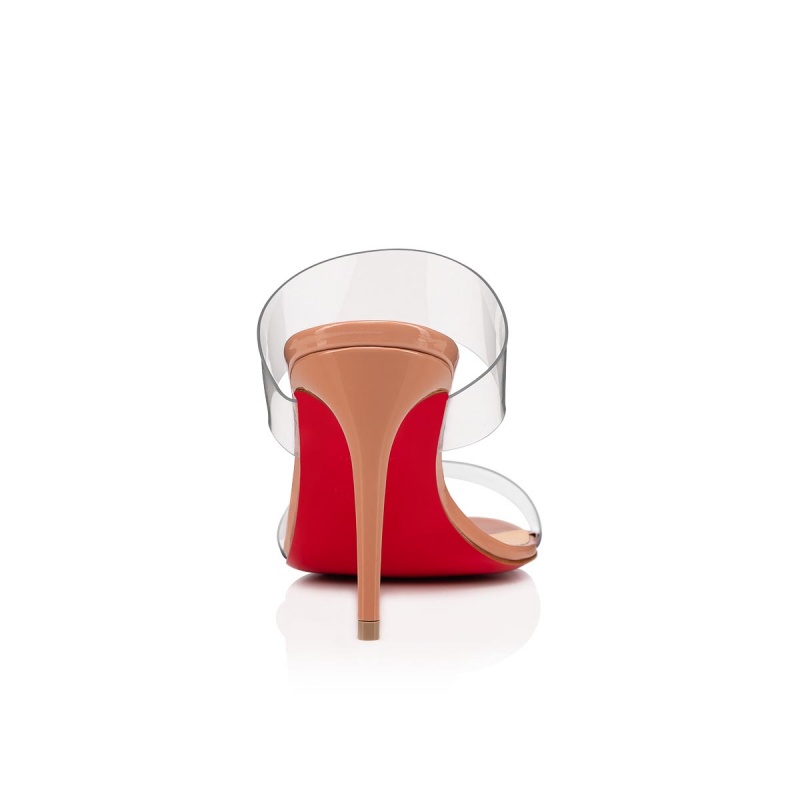 Mulas Christian Louboutin Just Nothing 85 mm Nude | VRB-186743