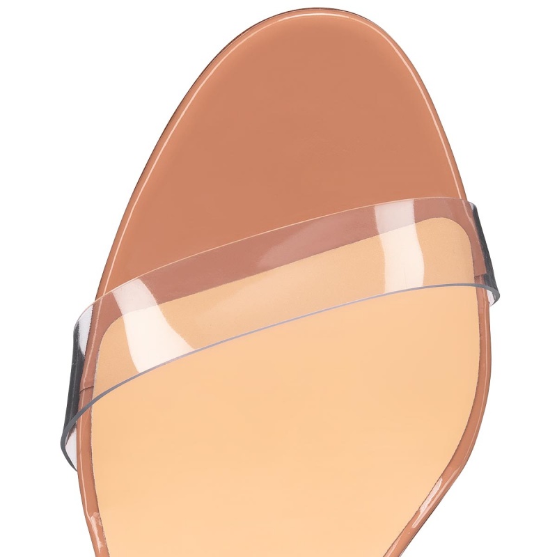 Mulas Christian Louboutin Just Nothing 85 mm Nude | VRB-186743