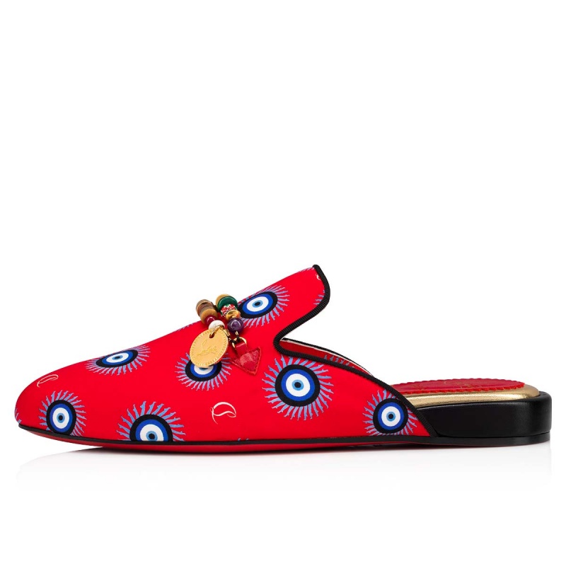 Mulas Christian Louboutin Konstantimule Vers Multi / Lin Multi | ZBW-152879