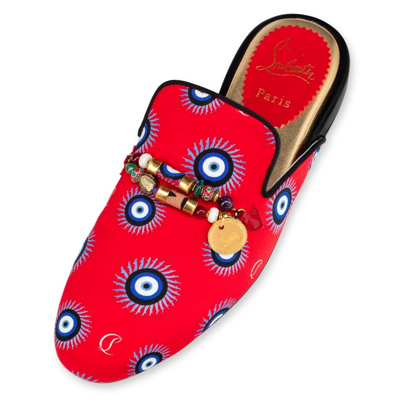 Mulas Christian Louboutin Konstantimule Vers Multi / Lin Multi | ZBW-152879