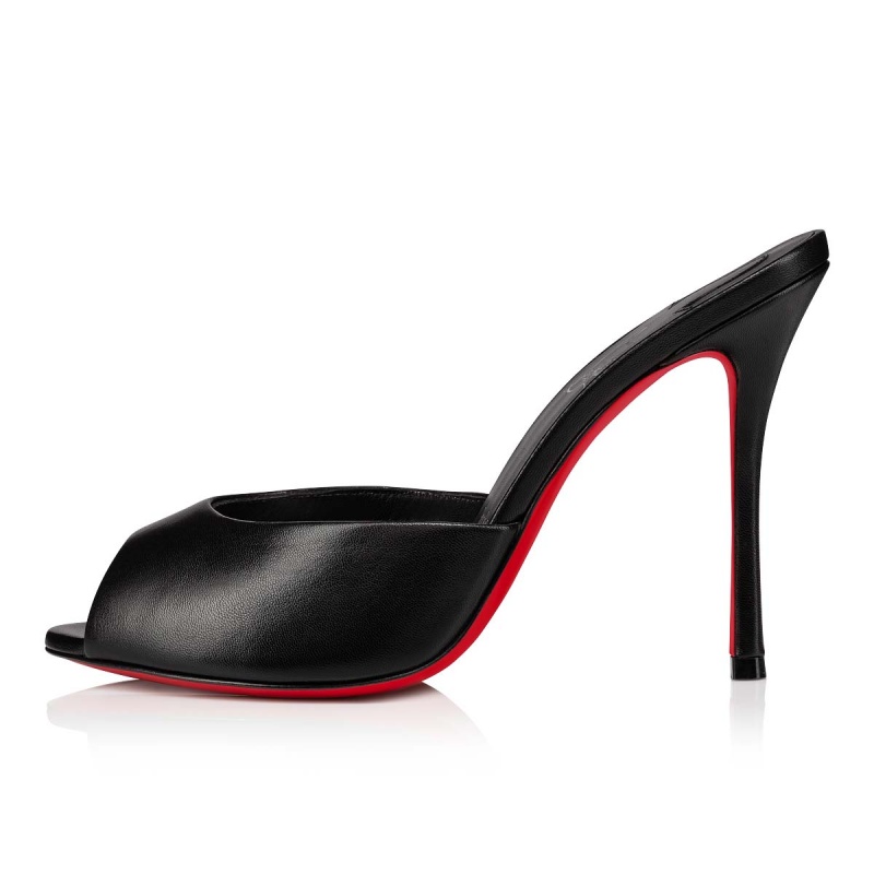 Mulas Christian Louboutin Me Dolly 100 mm Negros Negros | PMN-576324