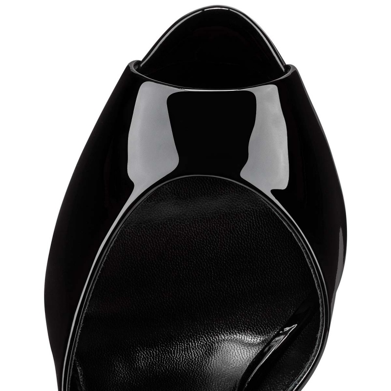 Mulas Christian Louboutin Me Dolly 100 mm Negros Negros | UYK-861205