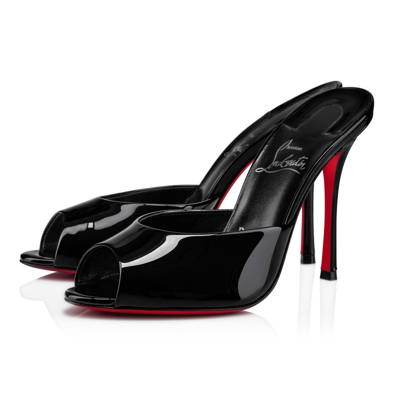 Mulas Christian Louboutin Me Dolly 100 mm Negros Negros | UYK-861205