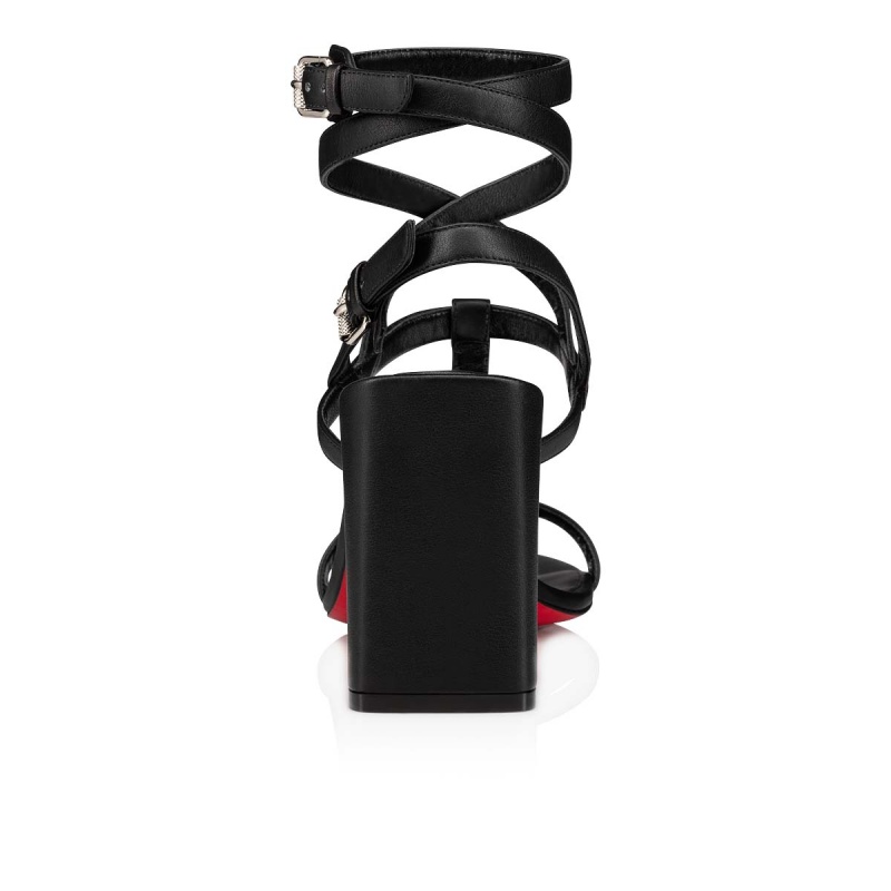 Sandalias Christian Louboutin Bombinissima 85 mm Negros Negros | JND-245813