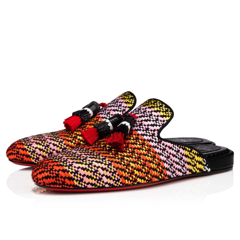 Sandalias Christian Louboutin Coolito Sun Alpargata Negros | WYQ-408356