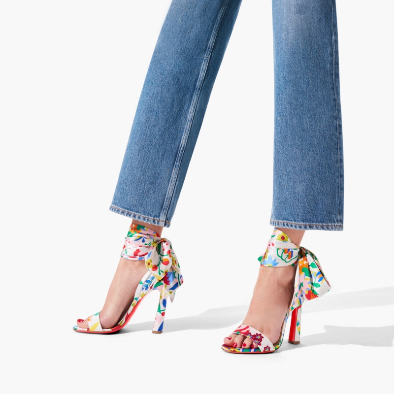 Sandalias Christian Louboutin Crosse Du Désert 100 mm Multi | LQH-512374
