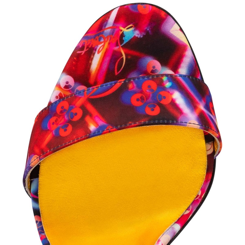 Sandalias Christian Louboutin Crosse Du Désert 100 mm Amarillos | VSI-915482