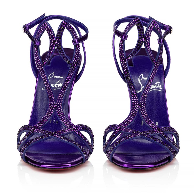 Sandalias Christian Louboutin Double L 100 mm Elektra / Lin Elektra | QMU-729643