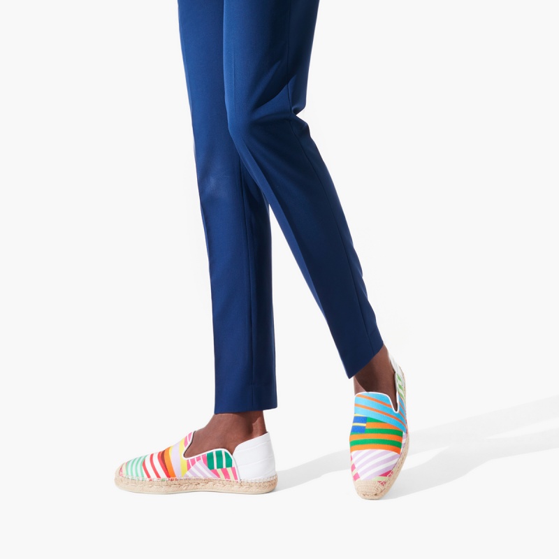 Sandalias Christian Louboutin Espadon Alpargata Multi / Bianco | GHU-590361