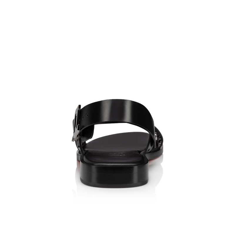 Sandalias Christian Louboutin Farniento Alpargata Negros | ZJO-817690