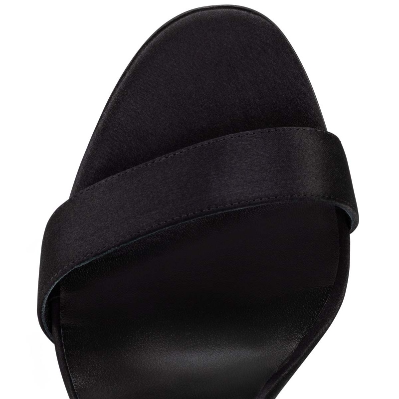 Sandalias Christian Louboutin Goldie Joli 100 mm Negros Negros | ODX-976210