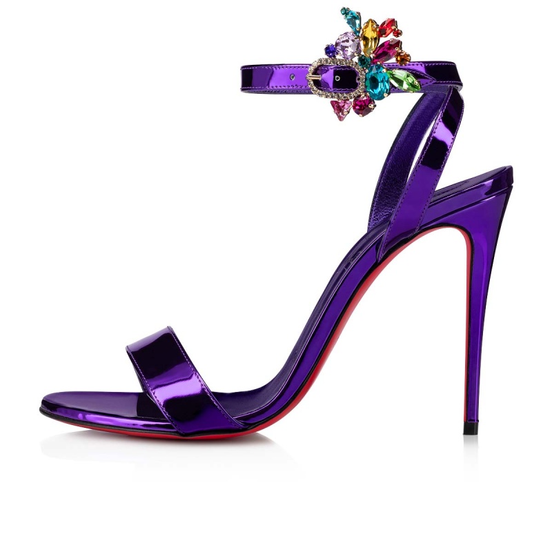 Sandalias Christian Louboutin Goldie Joli 100 mm Elektra / Lin Elektra | LDJ-148679