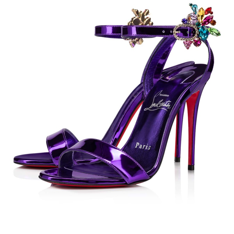 Sandalias Christian Louboutin Goldie Joli 100 mm Elektra / Lin Elektra | LDJ-148679