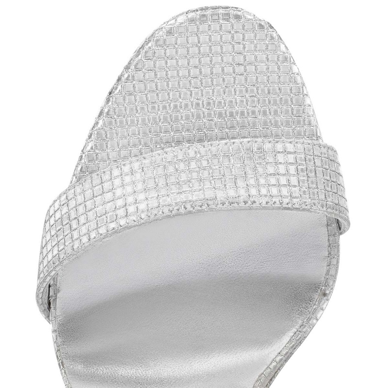 Sandalias Christian Louboutin Loubi Queen 120 mm Plateados Plateados | RIO-187924