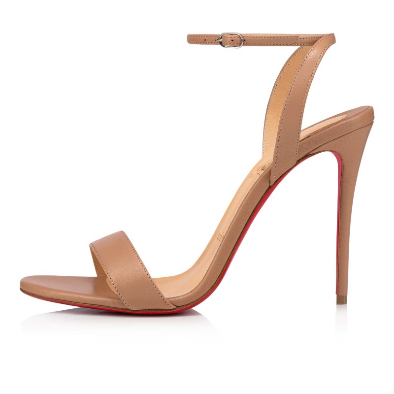 Sandalias Christian Louboutin Loubigirl 100 mm Nude | CJV-317952