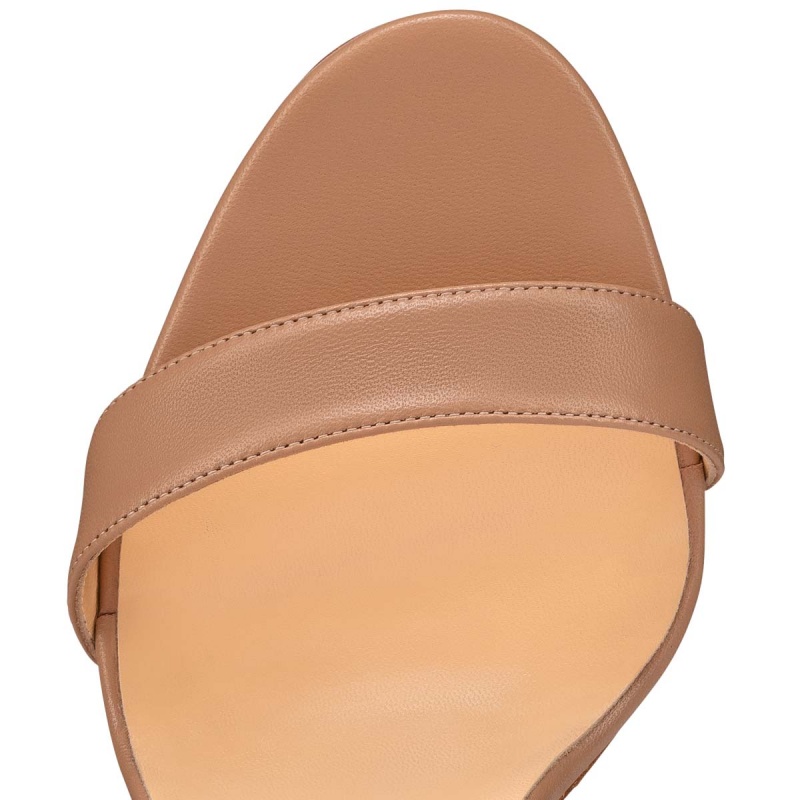 Sandalias Christian Louboutin Loubigirl 100 mm Nude | CJV-317952