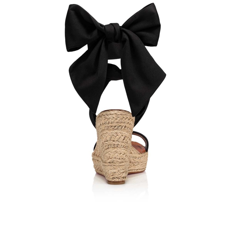 Sandalias Christian Louboutin Monica Du Désert 110 mm Negros | ISH-462795