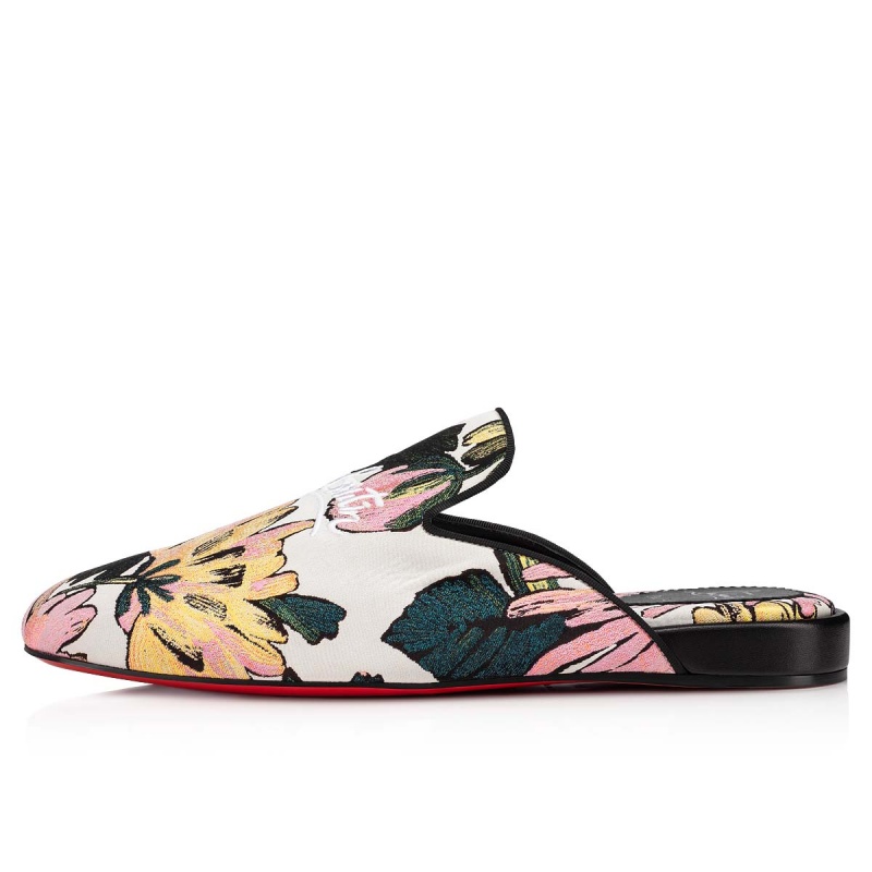 Sandalias Christian Louboutin Navy Coolito Alpargata Negros | CPL-482169
