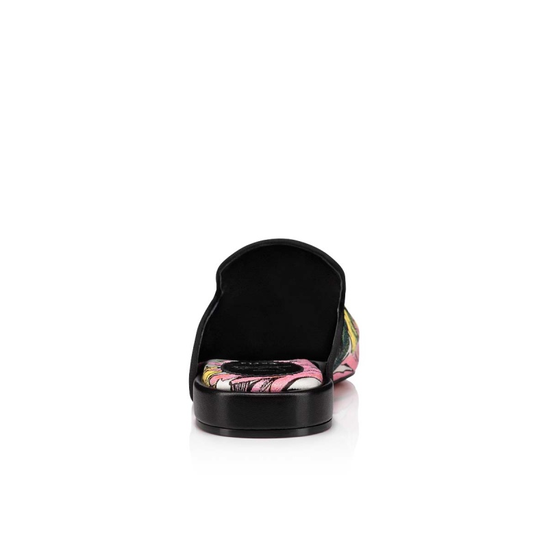 Sandalias Christian Louboutin Navy Coolito Alpargata Negros | CPL-482169