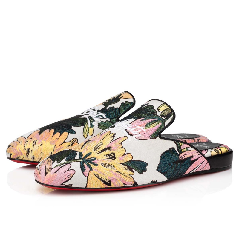 Sandalias Christian Louboutin Navy Coolito Alpargata Negros | CPL-482169