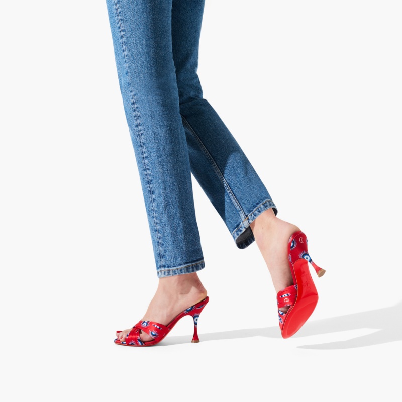 Sandalias Christian Louboutin Nicol Is Back 85 mm Multi / Lin Multi | SZH-945607