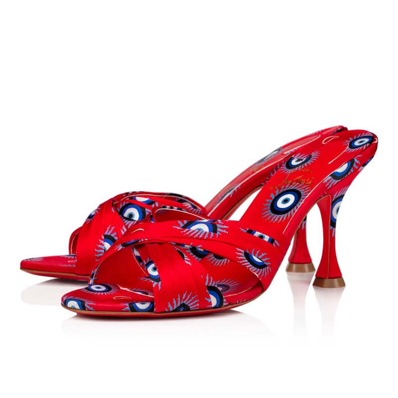 Sandalias Christian Louboutin Nicol Is Back 85 mm Multi / Lin Multi | SZH-945607
