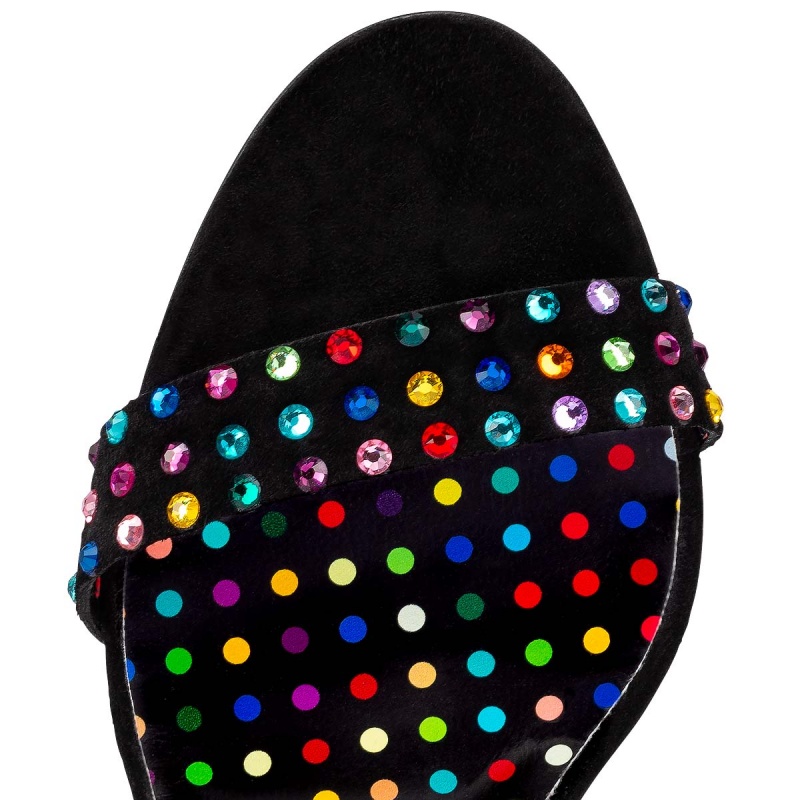 Sandalias Christian Louboutin O Marylin Strass Boum 85 mm Bk / Mix Multi / Lin Bk-multi | YTB-250376