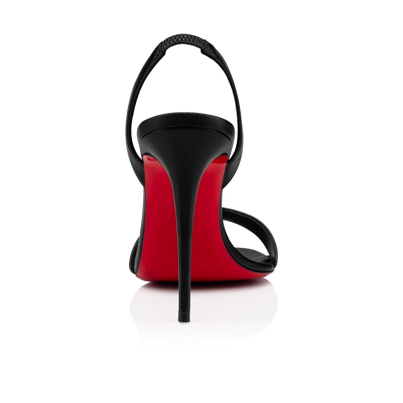 Sandalias Christian Louboutin O Marylin 100 mm Negros Negros | INC-820964
