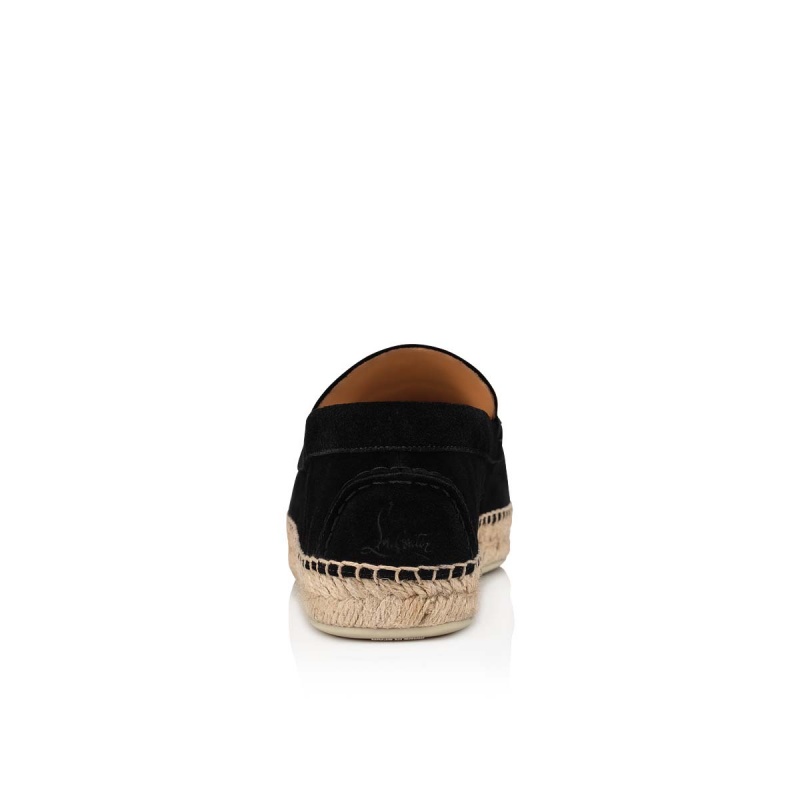 Sandalias Christian Louboutin Paquepapa Planos Alpargata Negros | QHW-069725
