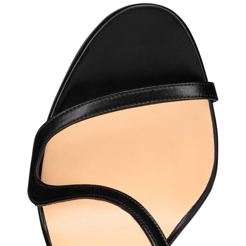 Sandalias Christian Louboutin Rosalie 100 mm Negros | YDK-273964