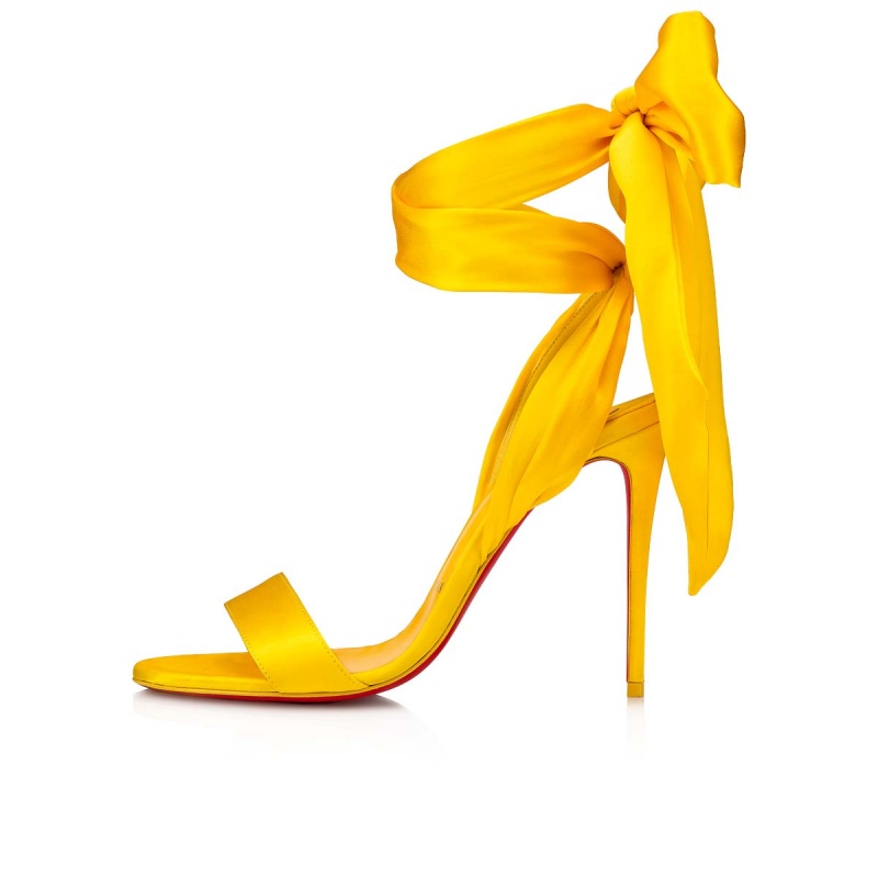 Sandalias Christian Louboutin Sandale Du Désert 100 mm Sol / Lin Sol | GXM-216047
