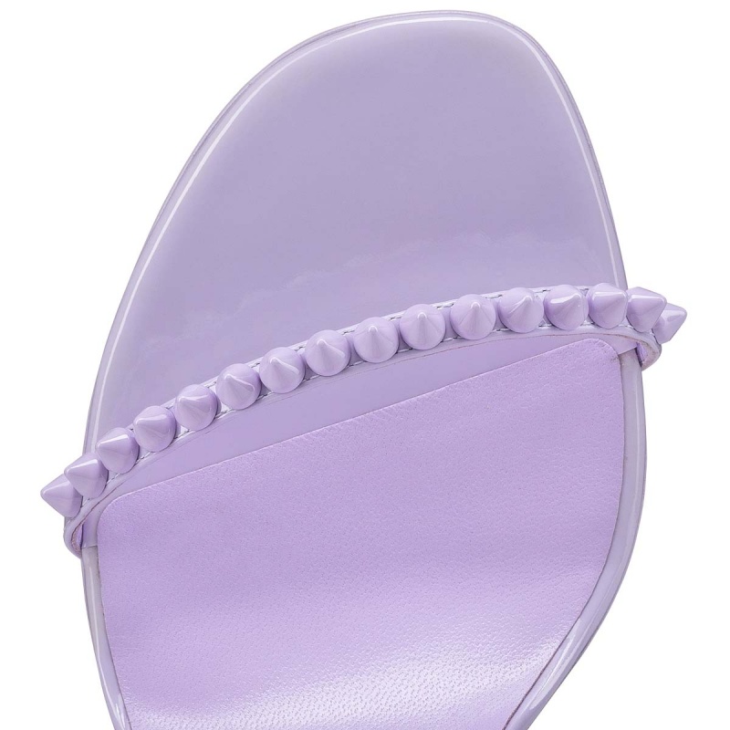 Sandalias Christian Louboutin So Me 100 mm Lilac Smoke / Lin Lilac Smoke | VQT-854107