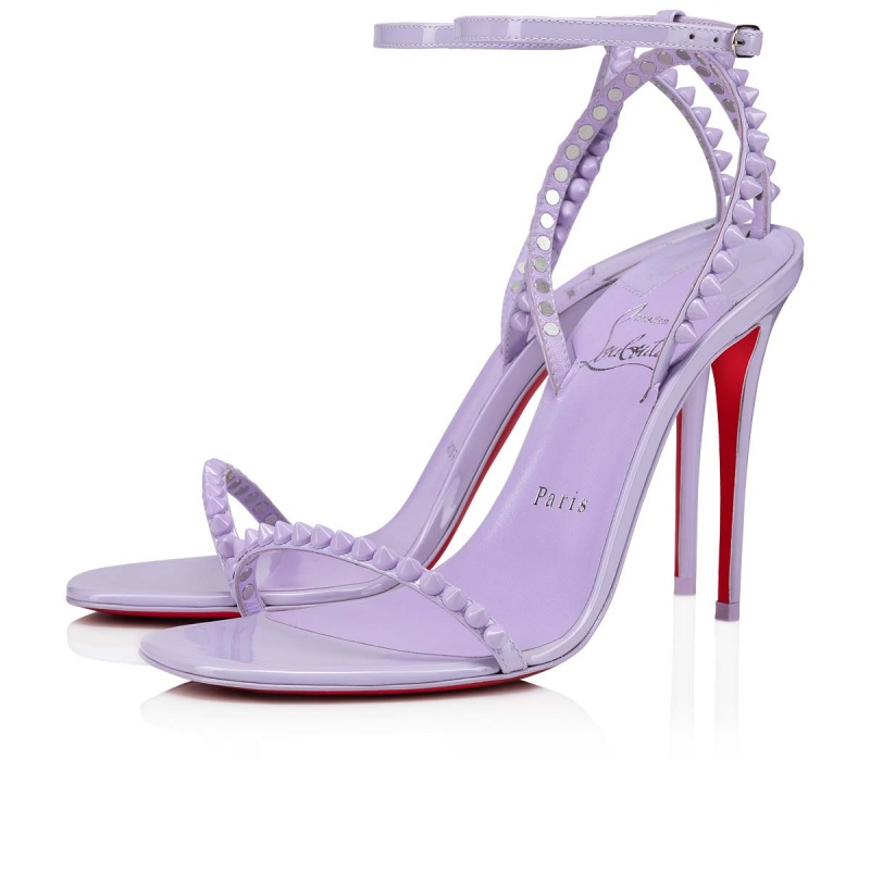 Sandalias Christian Louboutin So Me 100 mm Lilac Smoke / Lin Lilac Smoke | VQT-854107