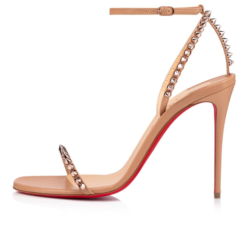Sandalias Christian Louboutin So Me 100 mm Rosas | ZMP-724531