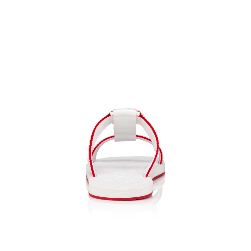 Sandalias Christian Louboutin Surf Alpargata Blancos | HEM-957183