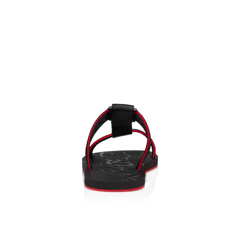 Sandalias Christian Louboutin Surf Alpargata Negros | KAE-457610