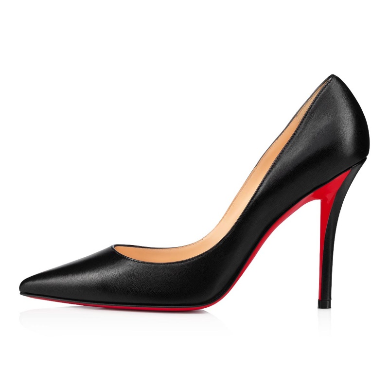 Tacones Christian Louboutin Apostrophy Pump 100 mm Negros | DLB-673195